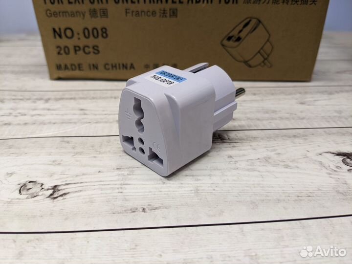 Переходник адаптер с китайской вилки