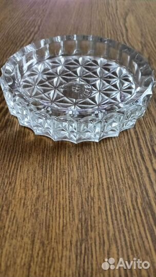 Стекло хрусталь пепельница