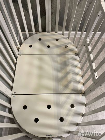 Детская овальная кроватка