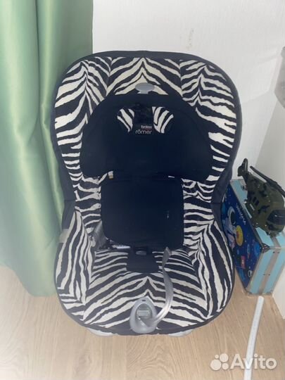 Автокресло britax romer king 2 ls редкая зебра