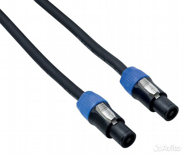 Кабель акустический Speakon Bespeco 2P xcss900 9 m
