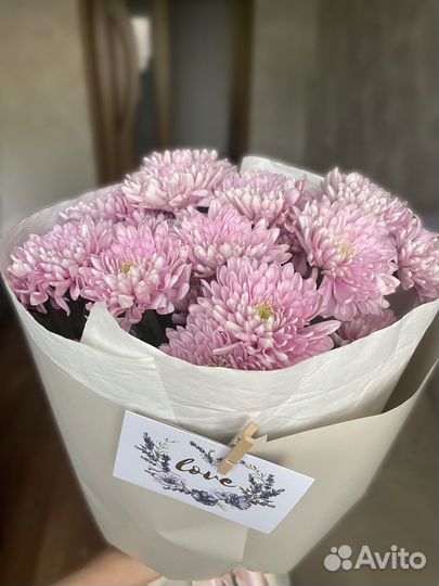 Букет из хризантемы