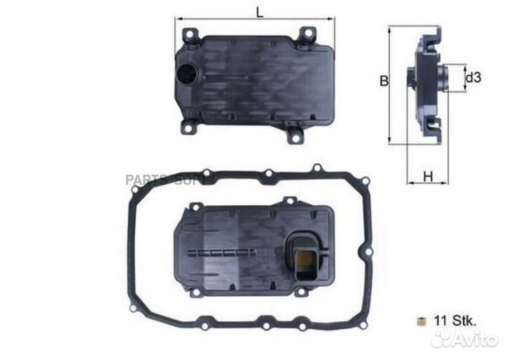 Mahle HX187KIT Фильтр АКПП