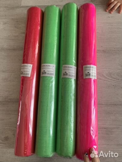 Органза в рулонах