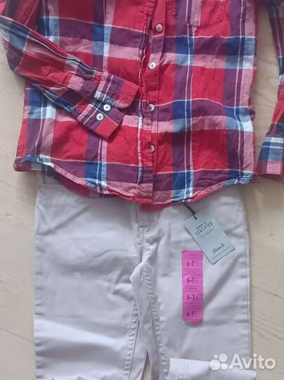 Пакет вещей для девочки размер 116 122