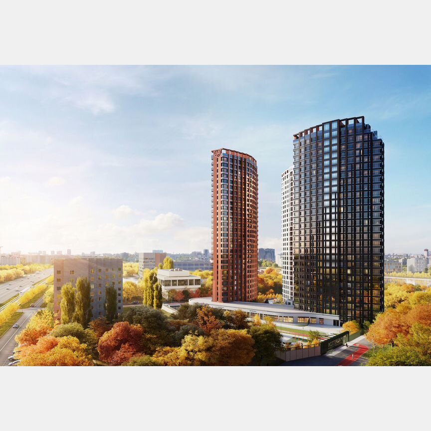 1-к. квартира, 60,2 м², 12/31 эт.