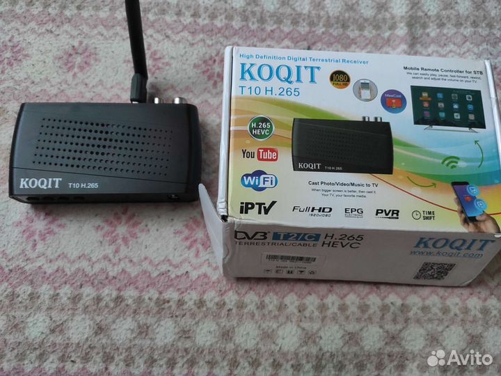 TV Приставка iptv koqit T10 H.265