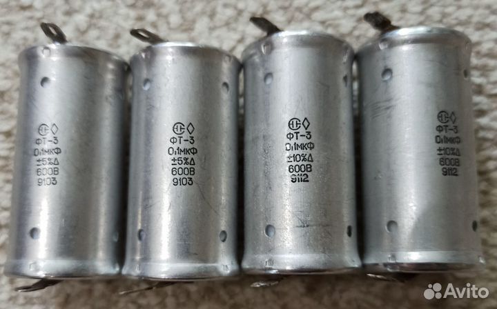 Конденсаторы фт-3 - 0,1 мкФ