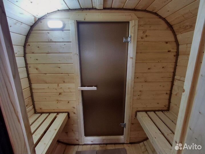 Баня-бочка квадро с доставкой