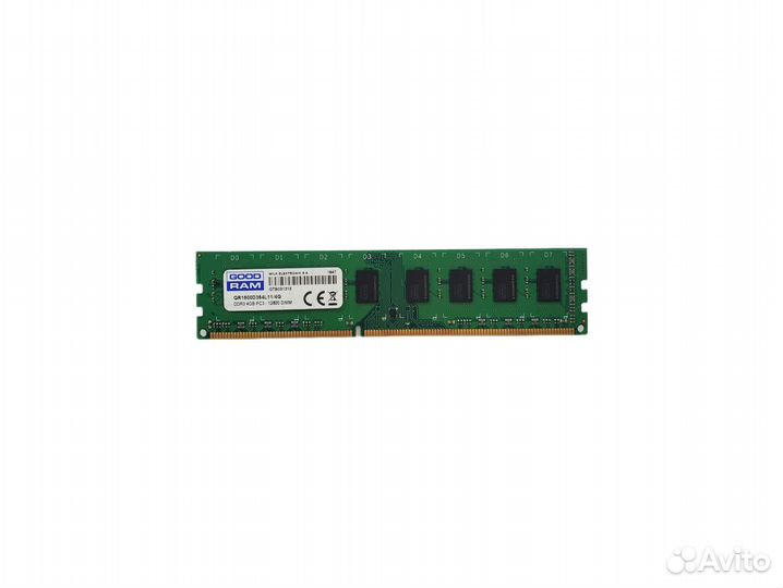 Память оперативная DDR3 4Gb PC12800 1600Mhz Goodra