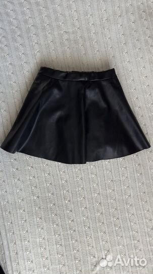 Юбка кожаная H&M 116p
