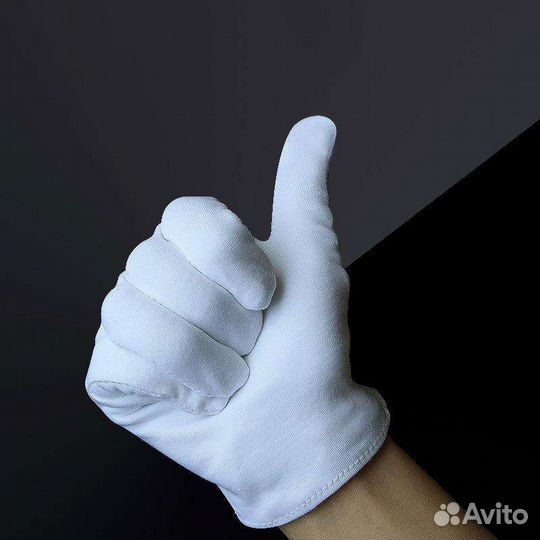 Перчатки хб белые