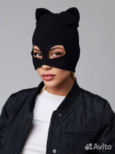 Шапка кошка женская