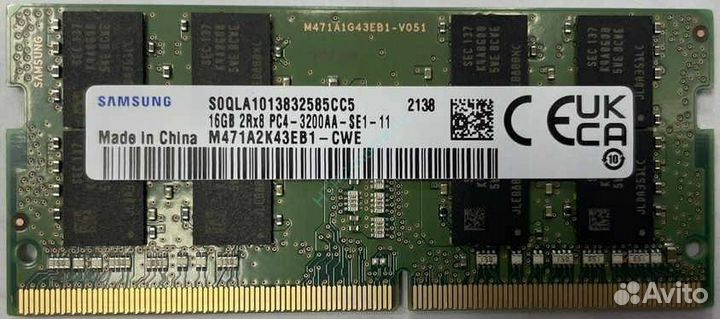 16Gb Samsung M471A2K43EB1-CWE