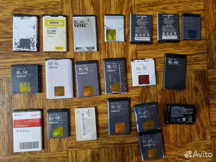 Аккумуляторы б/у для телефонов