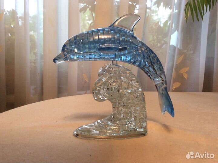 Головоломка пазл «Дельфин, Crystal Puzzle, б/у