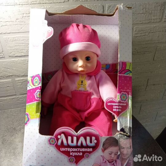 Кукла пупс новая, интерактивная