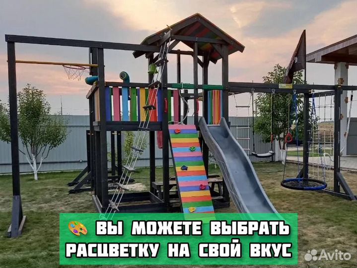 Детская площадка на дачу для всей семьи