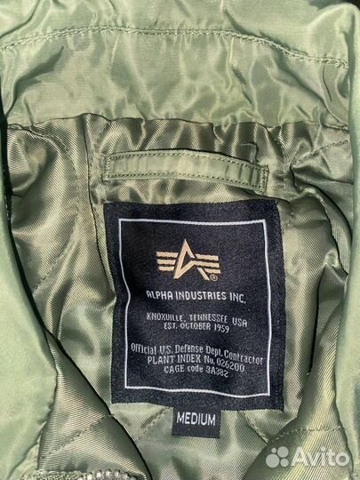 Бомбер alpha industries cwu 45 m