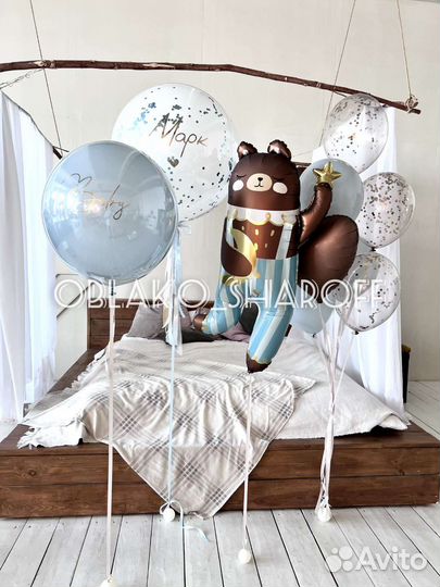 Воздушные шары на выписку