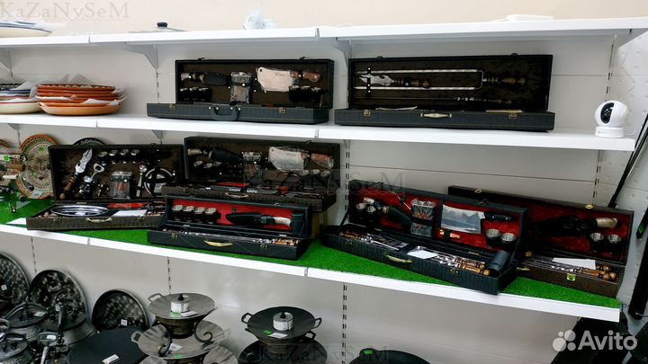 Набор шампуров подарочный