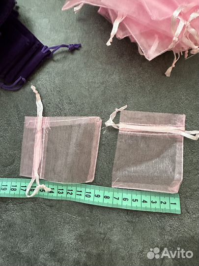 Мешочки подарочные бархатные и органза Новые