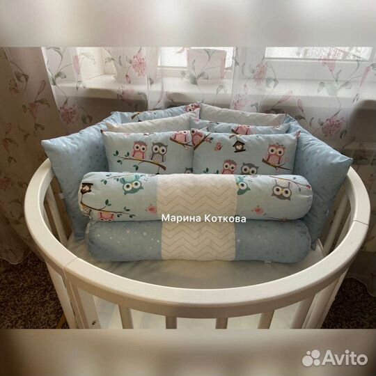 Бортики в кроватку