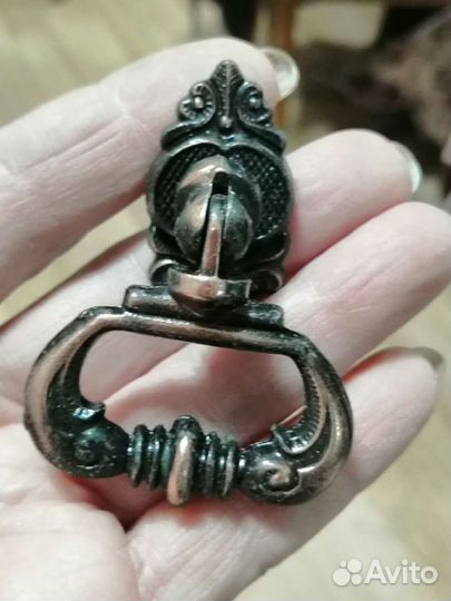 Мебельные ручки под бронзу, ссср, винтаж