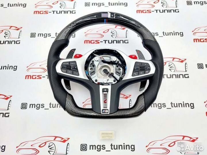 Руль M BMW X6 G06 X6M F96 дисплей подогрев карбон