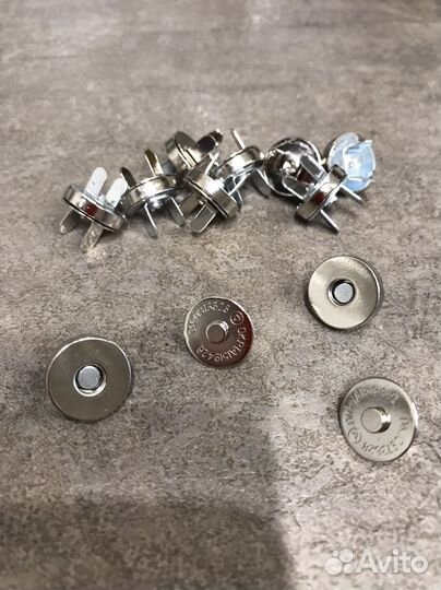 Кнопки застёжки магнитные