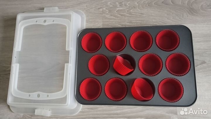 Форма силиконовая для выпечки кексов