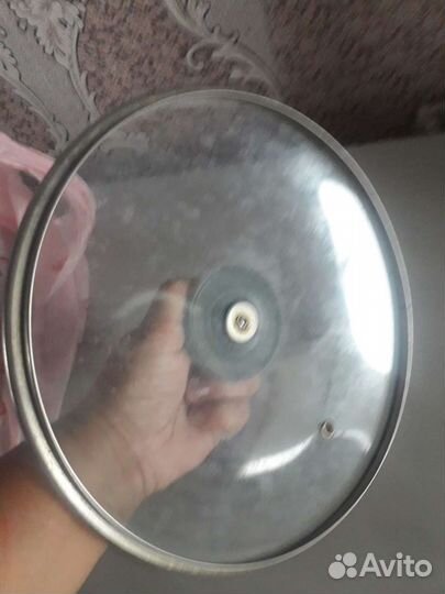 Крышка стеклянная для сковороды