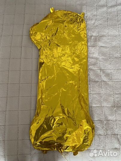 Фольгированный шар цифра на 1 годик