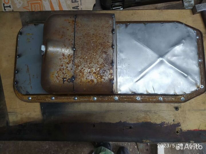 Поддон масляный змз V8 для установки в Волгу