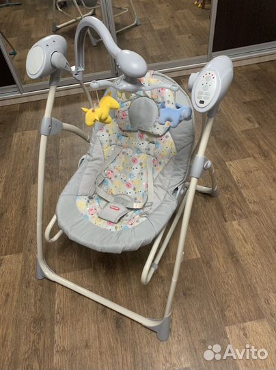 Детские электронные качели Carrello 3в1