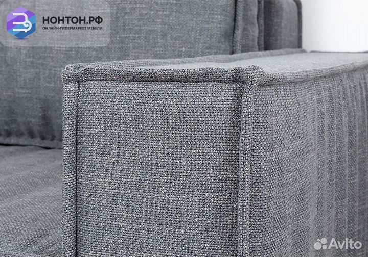 Диван еврокнижка Бруно серый