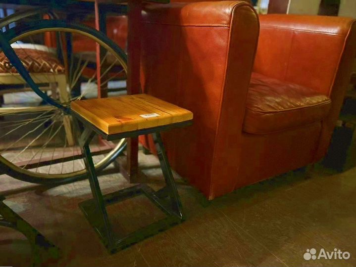 Табурет в стиле лофт