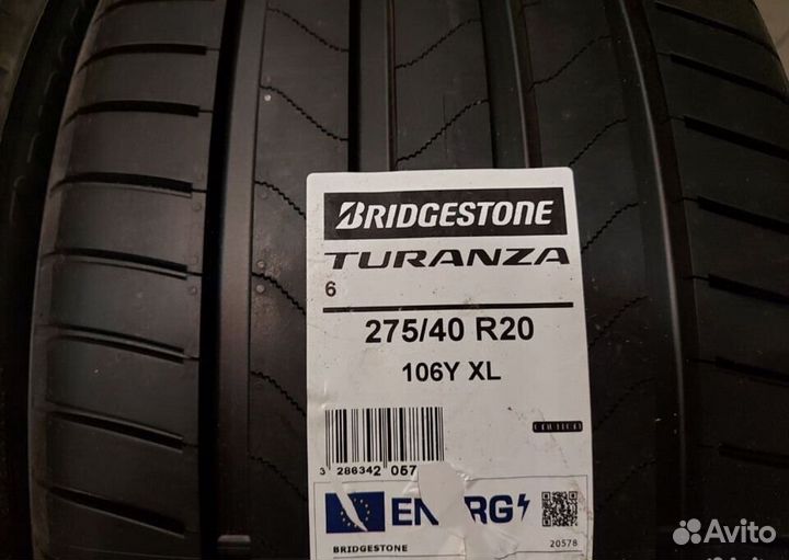 Bridgestone Turanza 6 245/45 R20 и 275/40 R20 110Y