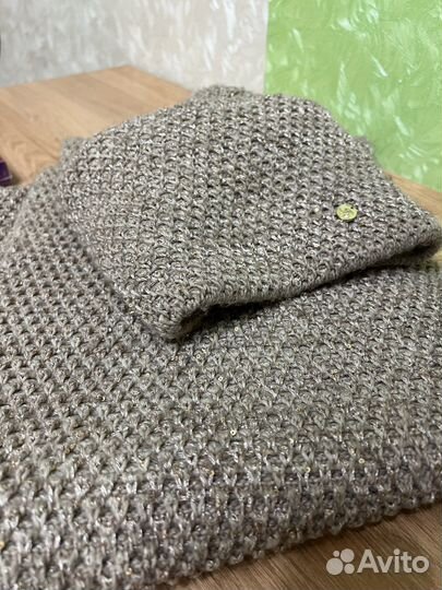 Комплект шапка и шарф женский