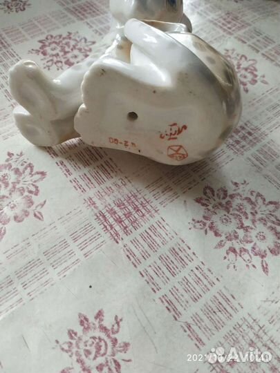 Статуэтка фарфор СССР леопард