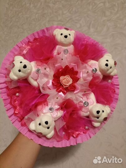 Букет из мягких игрушек