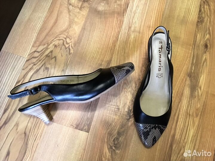 Туфли кожаные