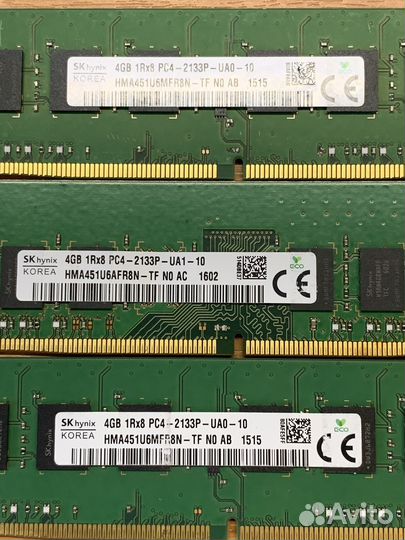 Оперативная память 4GB DDR4 2133MHz Hynix