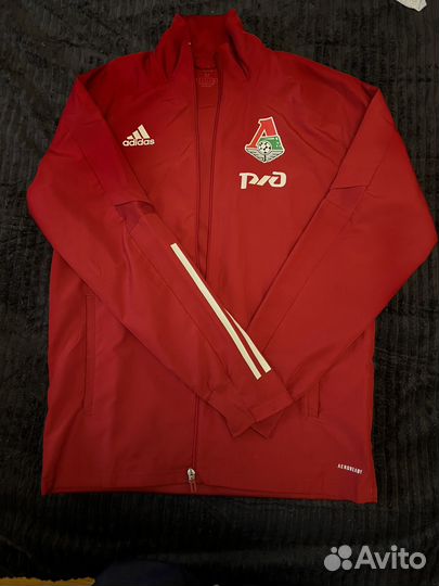 Парадная кофта на молнии адидас