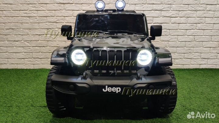 Детский электромобиль джип Rubicon DK-JWR555