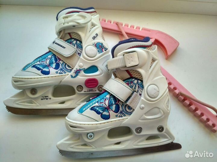 Коньки детские раздвижные 27-30р