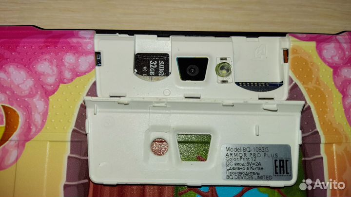 Детский планшет андроид BQ-1083G (без батареи)