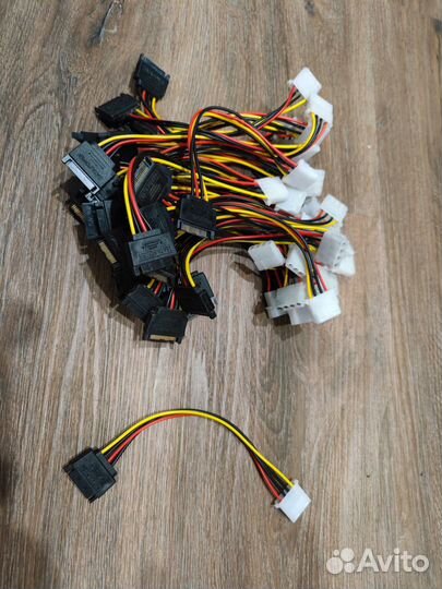 Переходники sata-6pin, sata-molex, 8pin-2x8pin