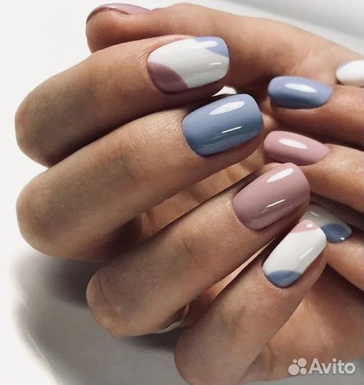 Наращивание ногтей,маникюр с покрытием гель-лак