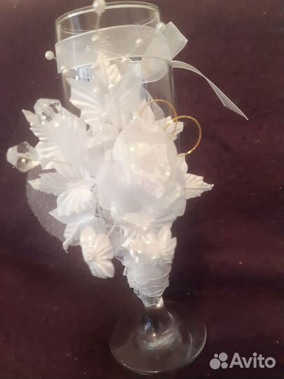 Фужер свадебный для молодоженов